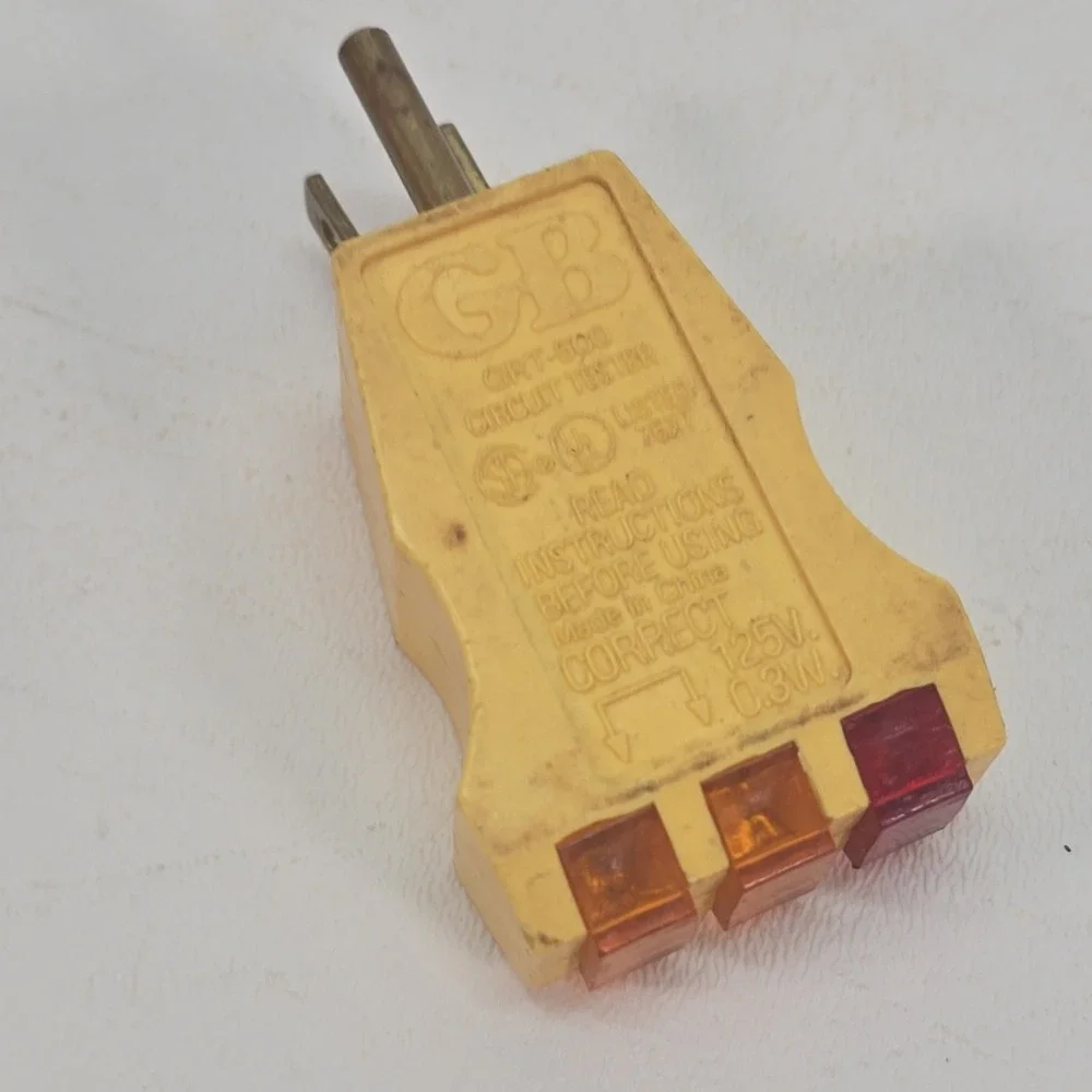 GB Electrical Receptacle Outlet Plug Testers GRT-500 Circuit Tester 125V